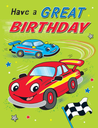 Picture of HAVE A GREAT BIRTHDAY CARS